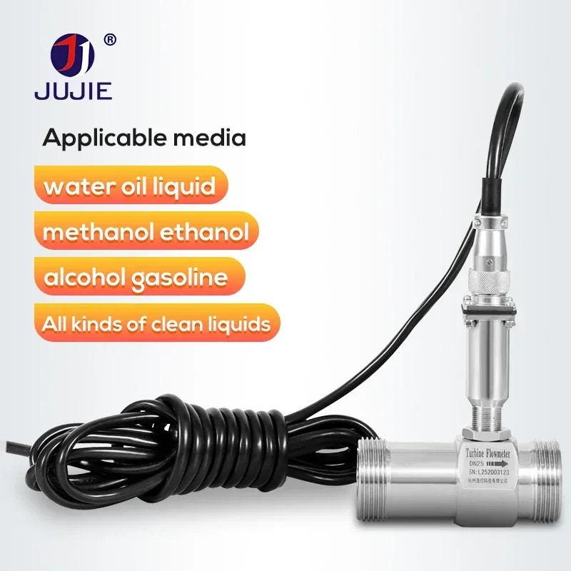 Industrial Turbine Flow Meter for Water High PrecisionPulse RS485 modbus Fuel