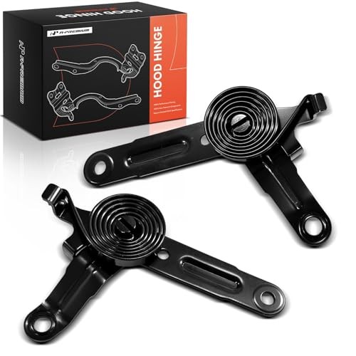 Set of 2 Front Driver and Passenger Hood Hinges Compatible with 2007-2014