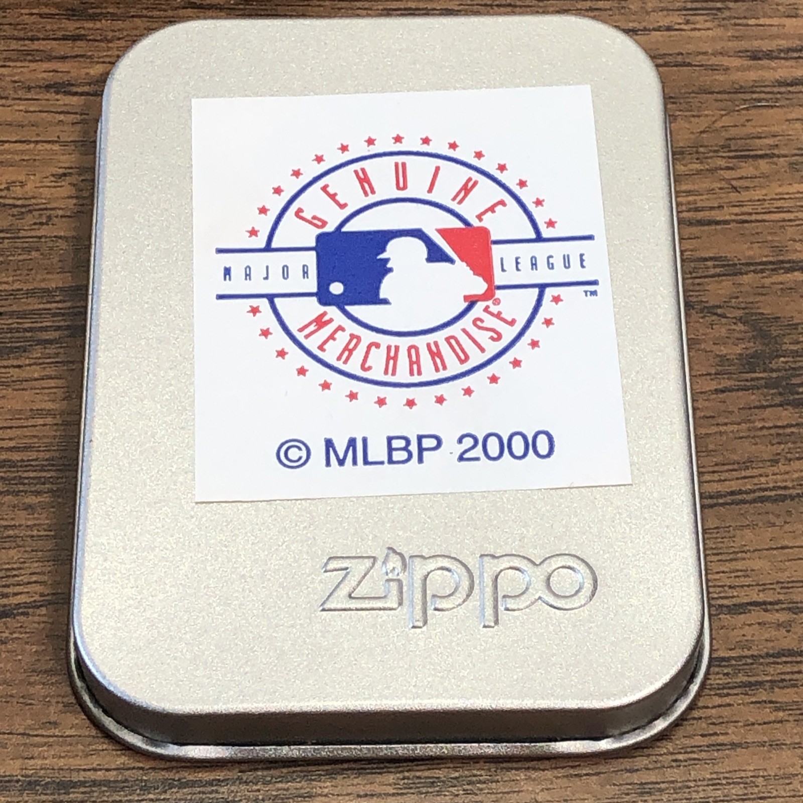 Rare 2001 MLB Seattle Mariners Polished Chrome Zippo Lighter Unstruck w/ Seal