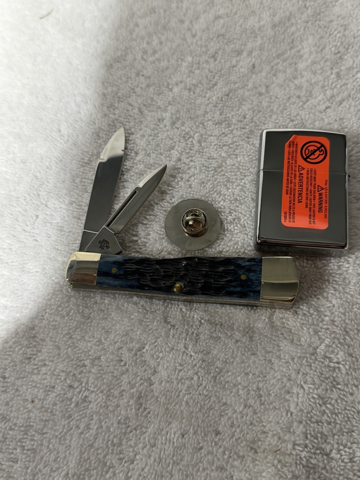 Limited Vintage 2004 Swap Meet Case XX Knife & Zippo Lighter New *READ