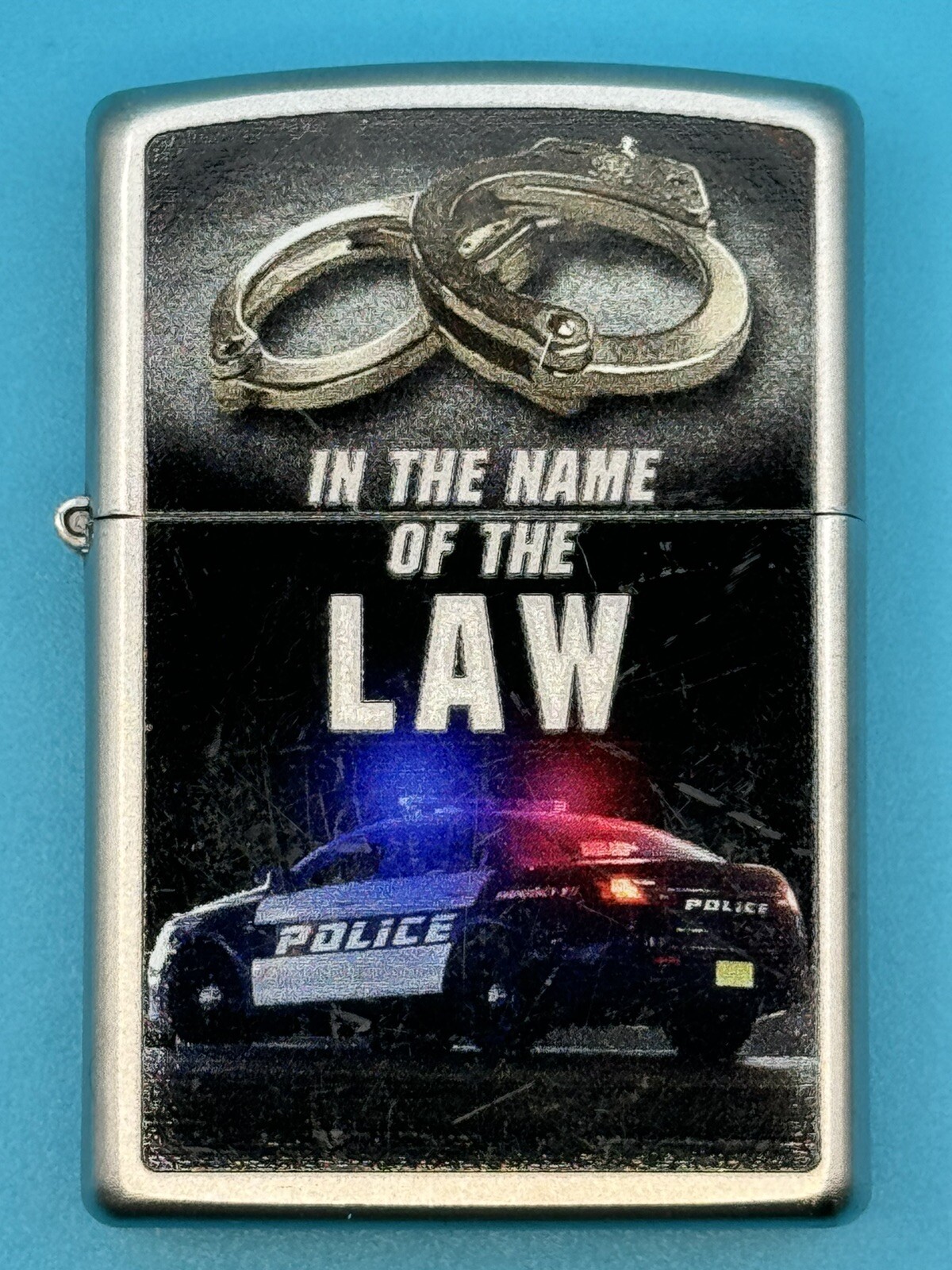 2017 Police In The Name Of The Law Chrome Zippo Lighter NEW Bradford Exchange