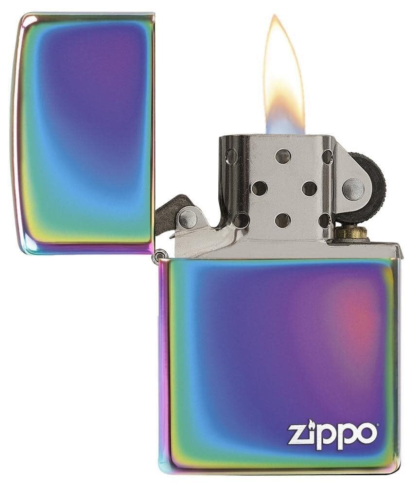 Zippo 151ZL, High Polish Spectrum Finish Lighter, Zippo Logo, NEW