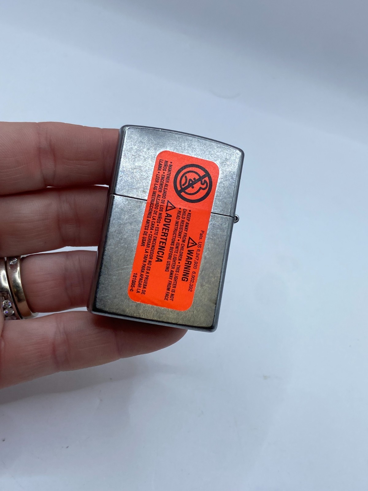 NEW Zippo Lighter Chrome USA w/ EXTRA INSERT