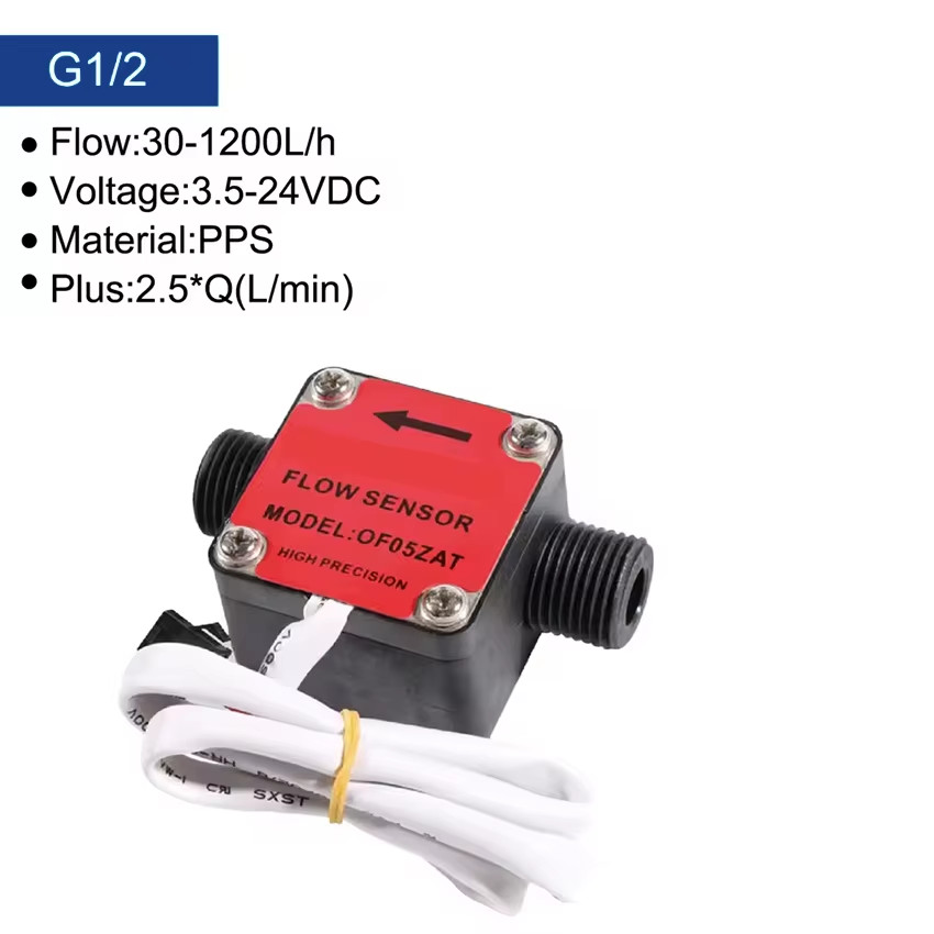 DN15/DN20 Gear Flow Meter High Precision Water Flow Sensor DN8/DN10 Hall Flowmet
