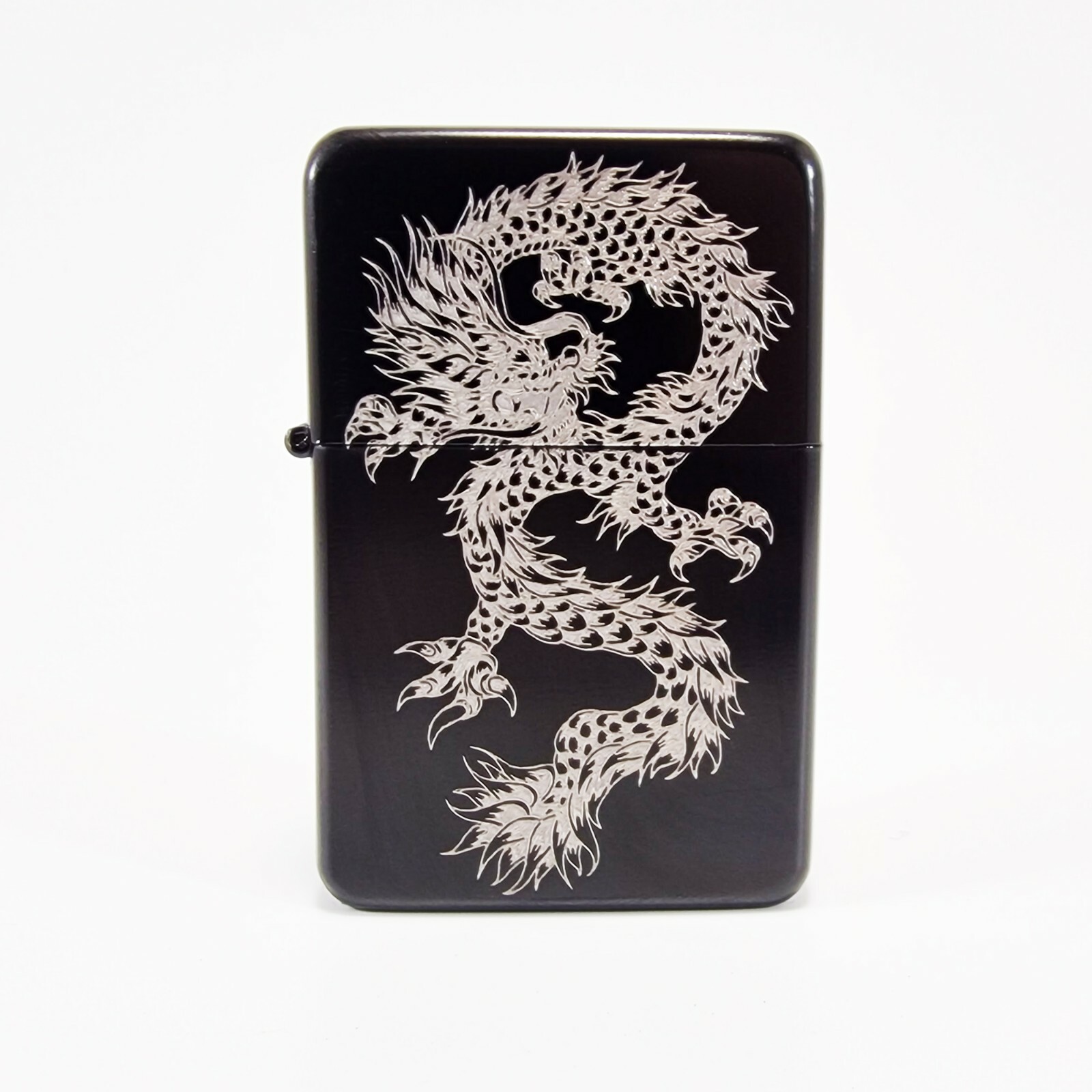 BRAND NEW – DESIGNED BRUSHED STYLED CIGARETTE PETROL LIGHTER – Chinese Dragon