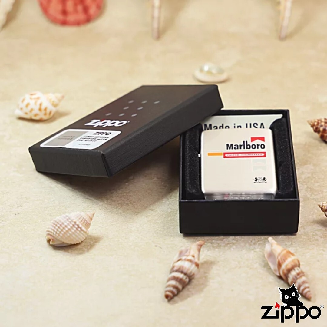 Marlboro Zippo Lighter Laser Engraved Hand-Painted Limited Edition