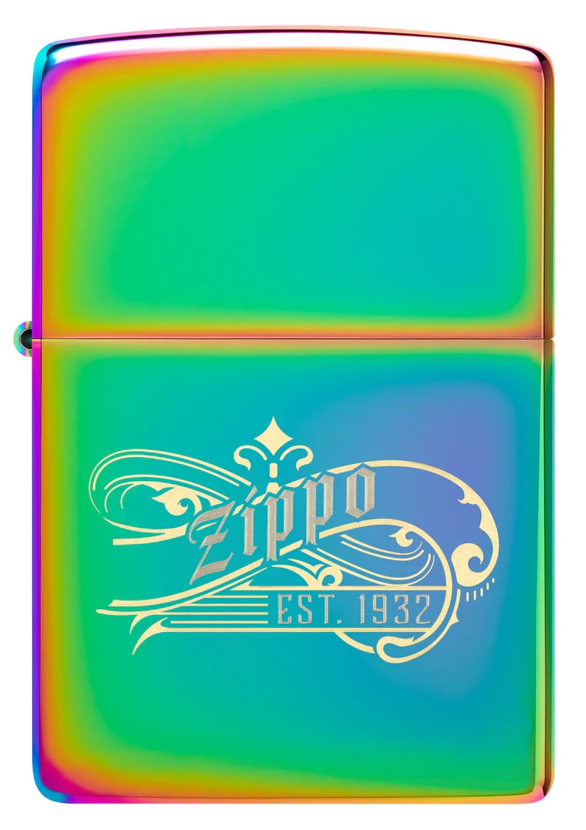 Zippo Established 1932 Design Laser Two-Tone Multi Color 46837