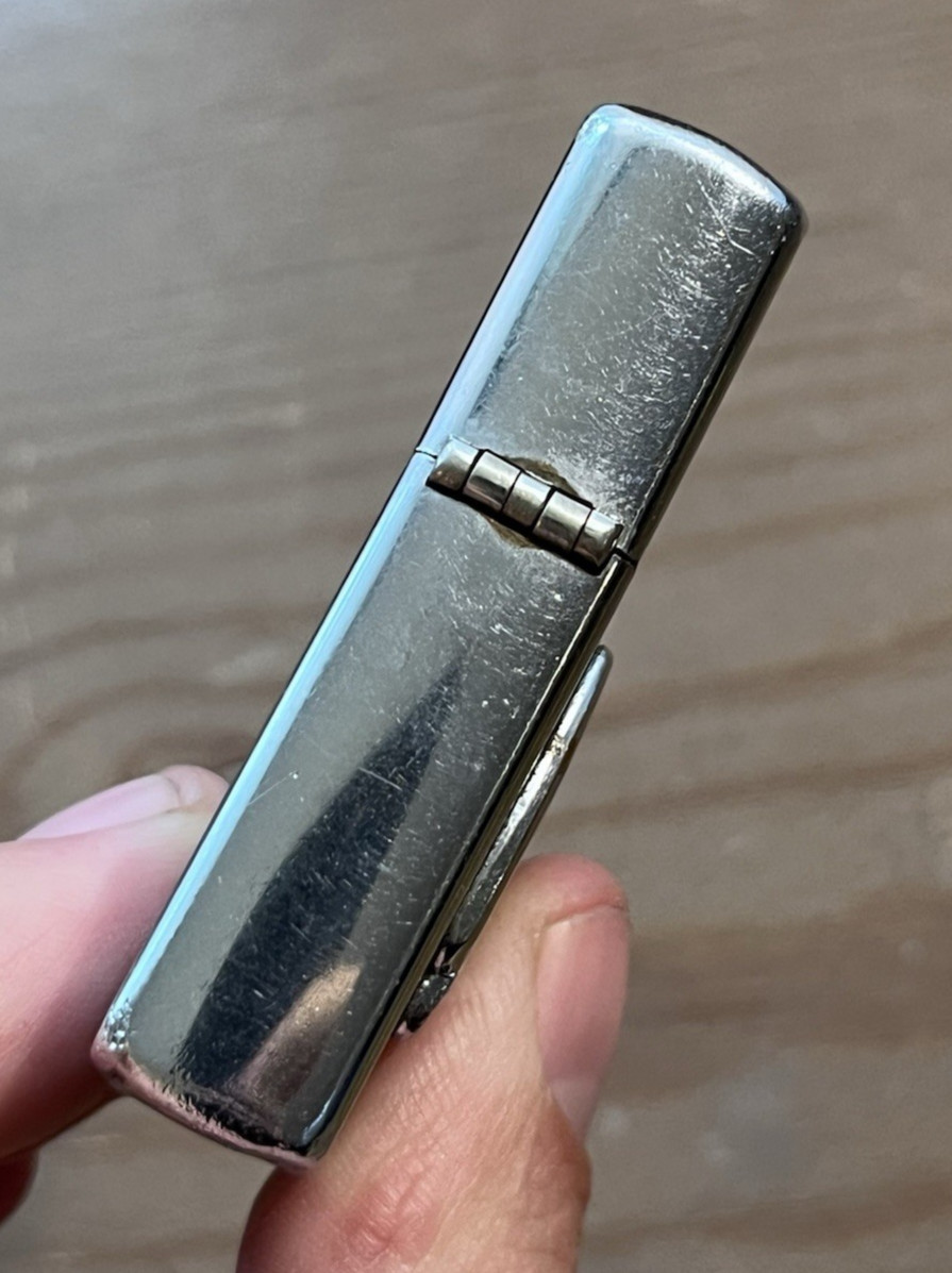 Vintage 1957 Zippo General Telephone System Chrome Advertising Lighter Rare