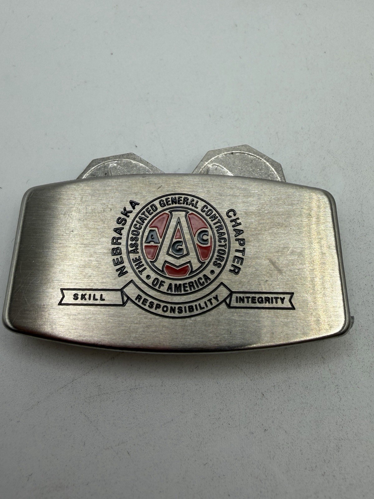 Associated General Contractors Zippo Money Clip Greenskeeper Golf Tool New