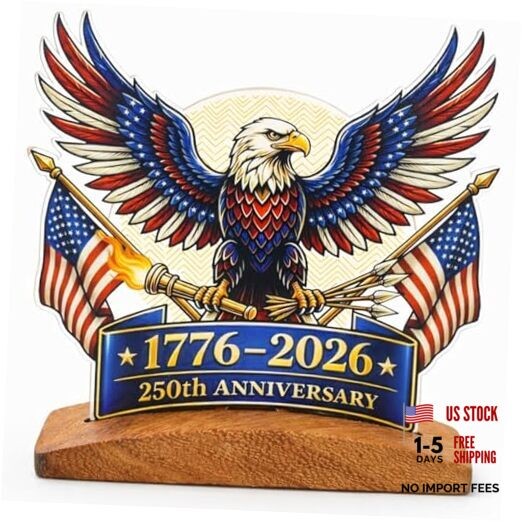 250th Anniversary Decor 1776-2026 Decorations, Fourth of july Eagle Patriotic