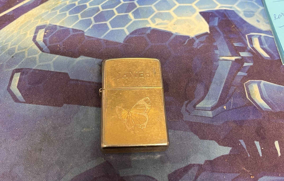 Zippo Lighter with silicone keychain case