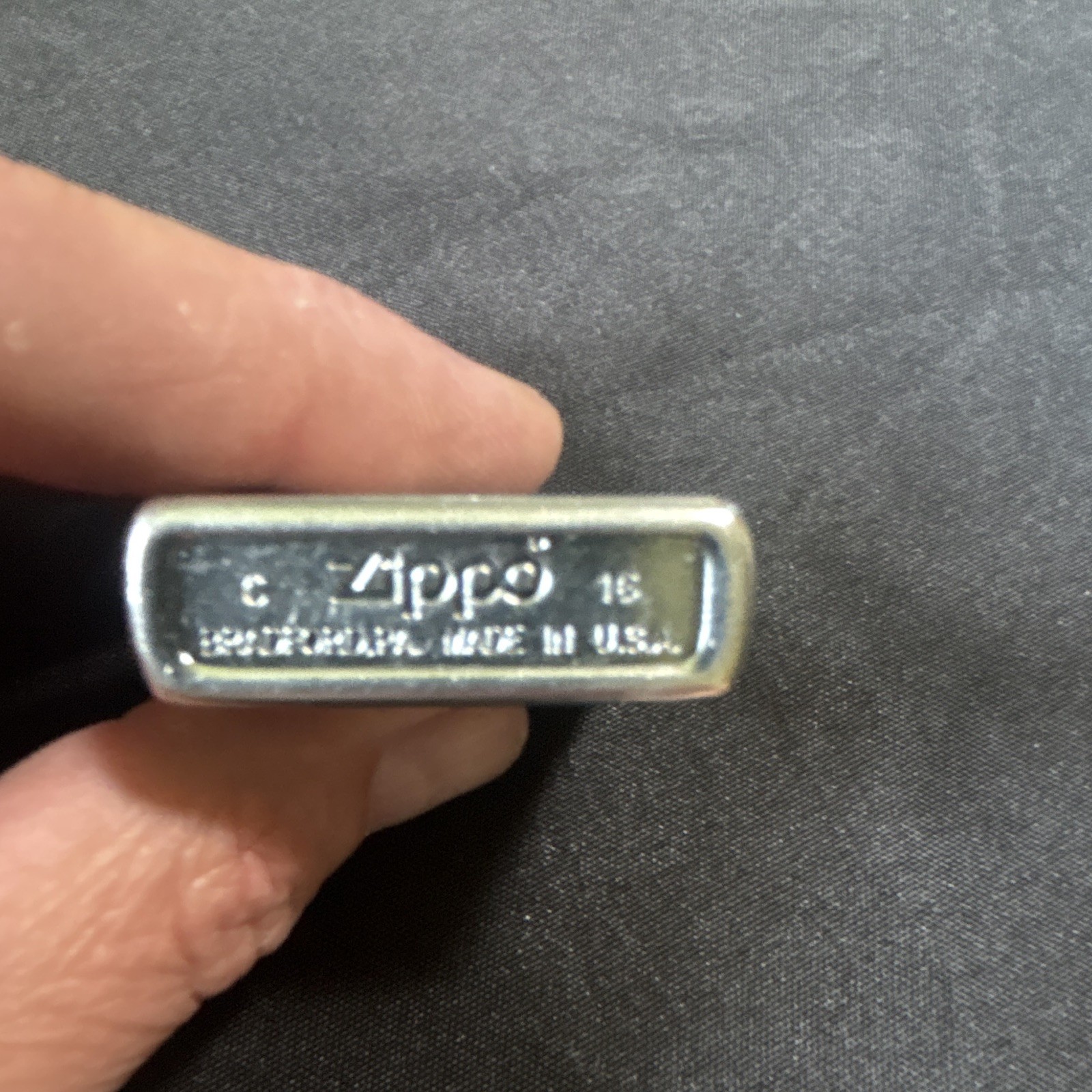 Zippo Classic Silver Tone Lighter Bradford, PA Made in U.S.A. (C 16)