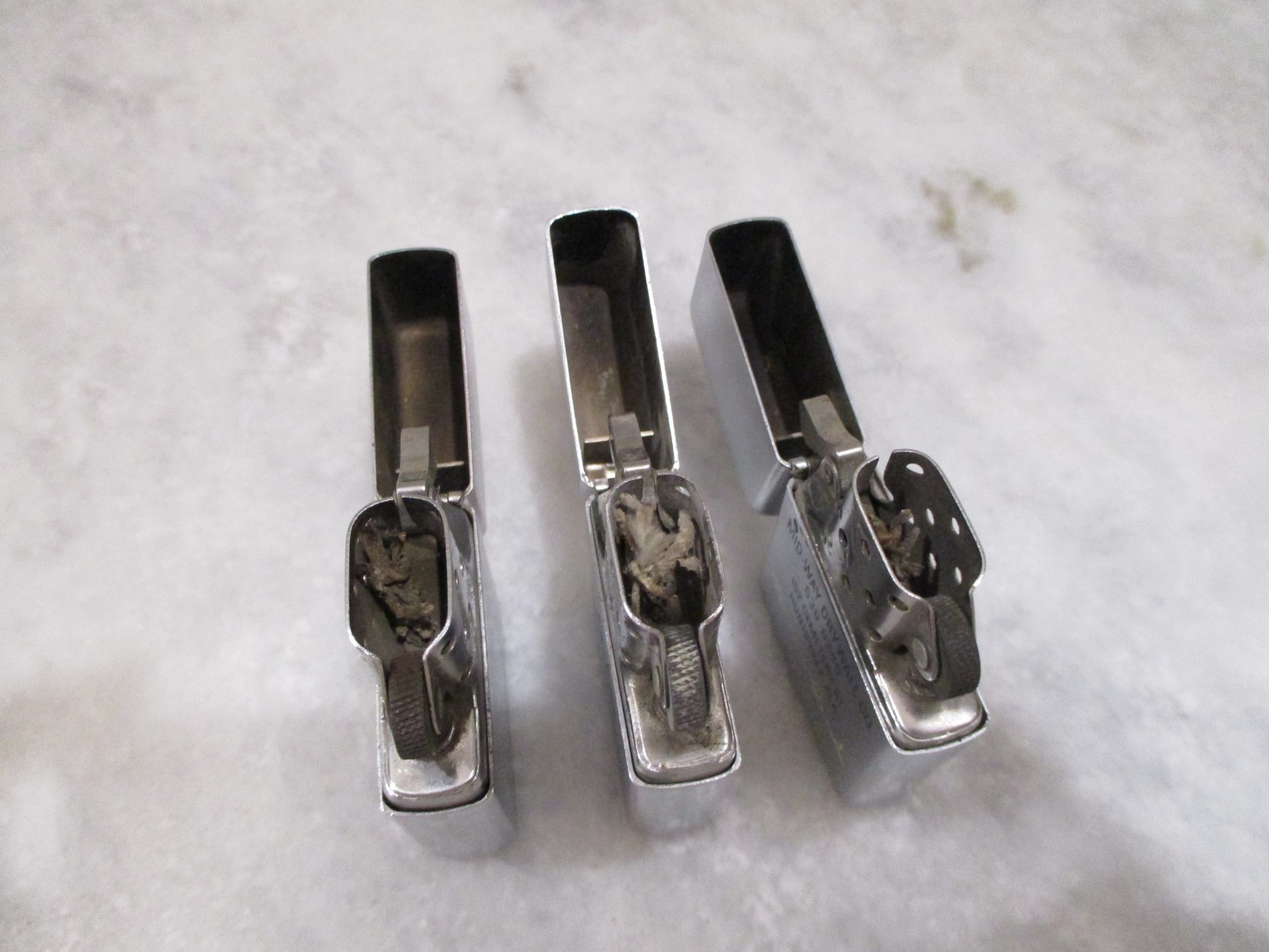 ZIPPO LIGHTERS ADVERTISING SET(3) ALABAMA BANCORP/TALLMAN CO./ MID-WAY (2517191)