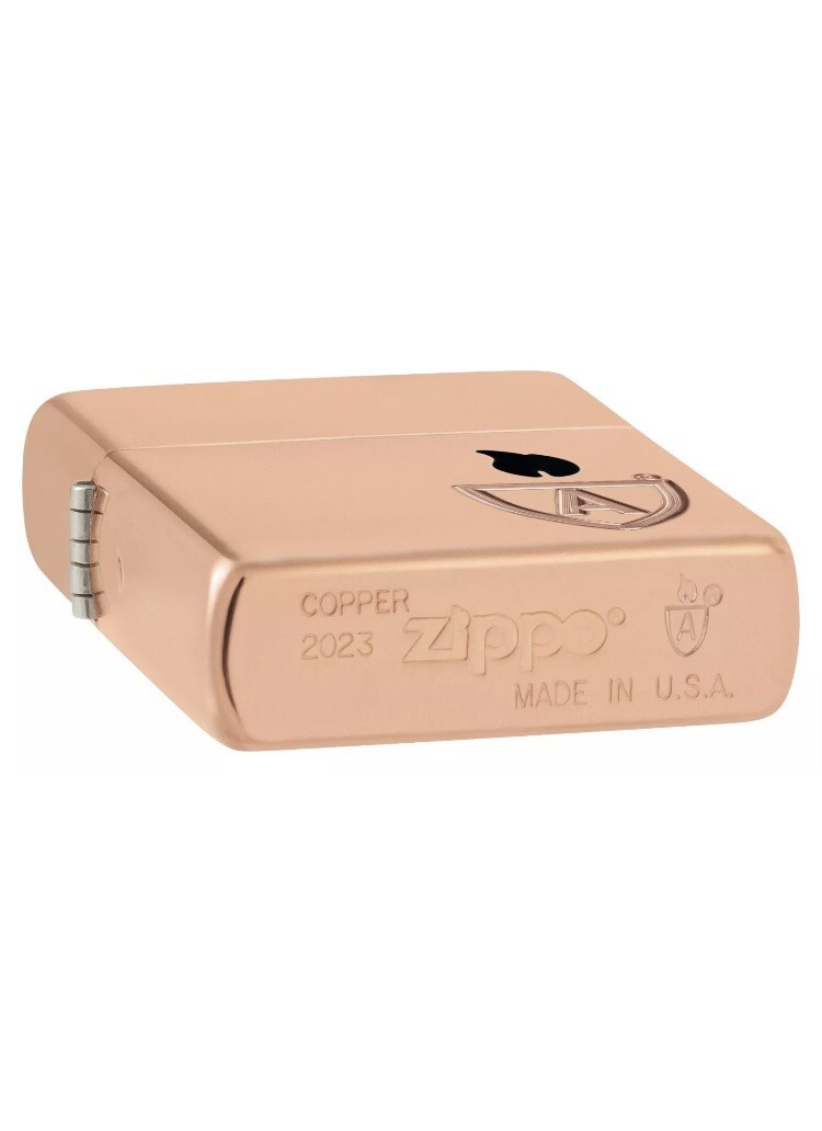 Zippo 46171, Zippo Limited Edition Solid Copper Case Armor Lighter, Black Insert