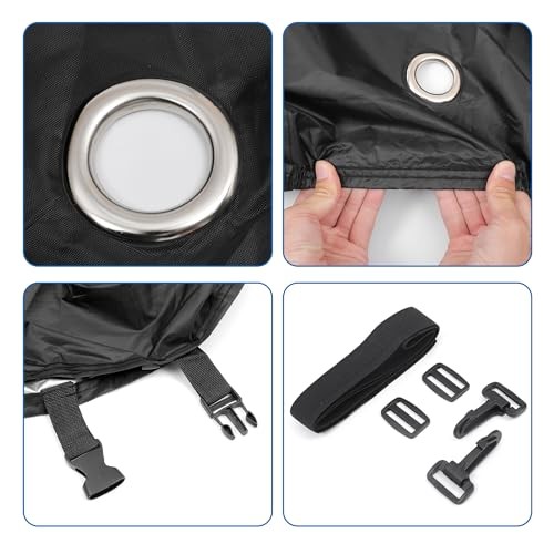 Motorcycle Cover Rain Dust Half Cover Protector for Harley Davidson Cruiser