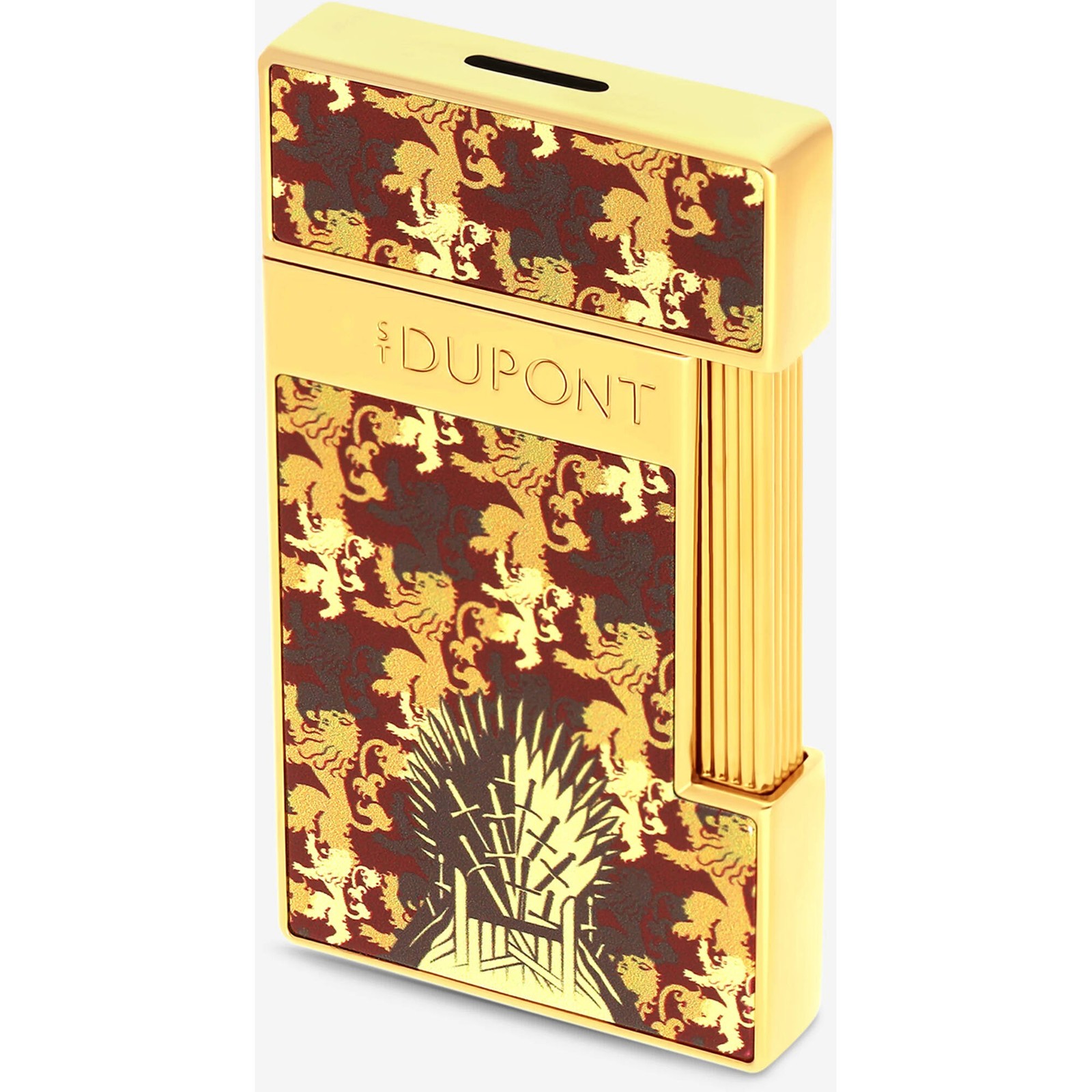 S.T. Dupont Lighter Slimmy Game of Thrones Lannister Gold Lacquer Finish 28111