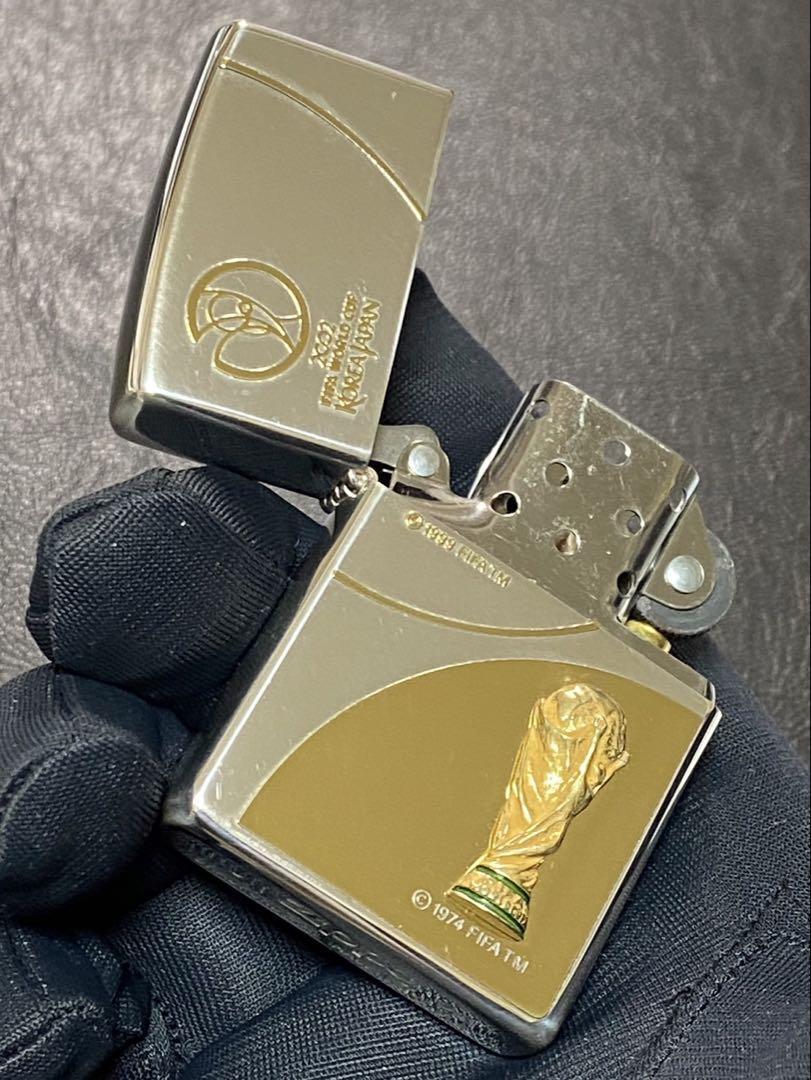 Zippo World Cup Limited Edition 3D Metal Vintage Made in 2001 Lighter