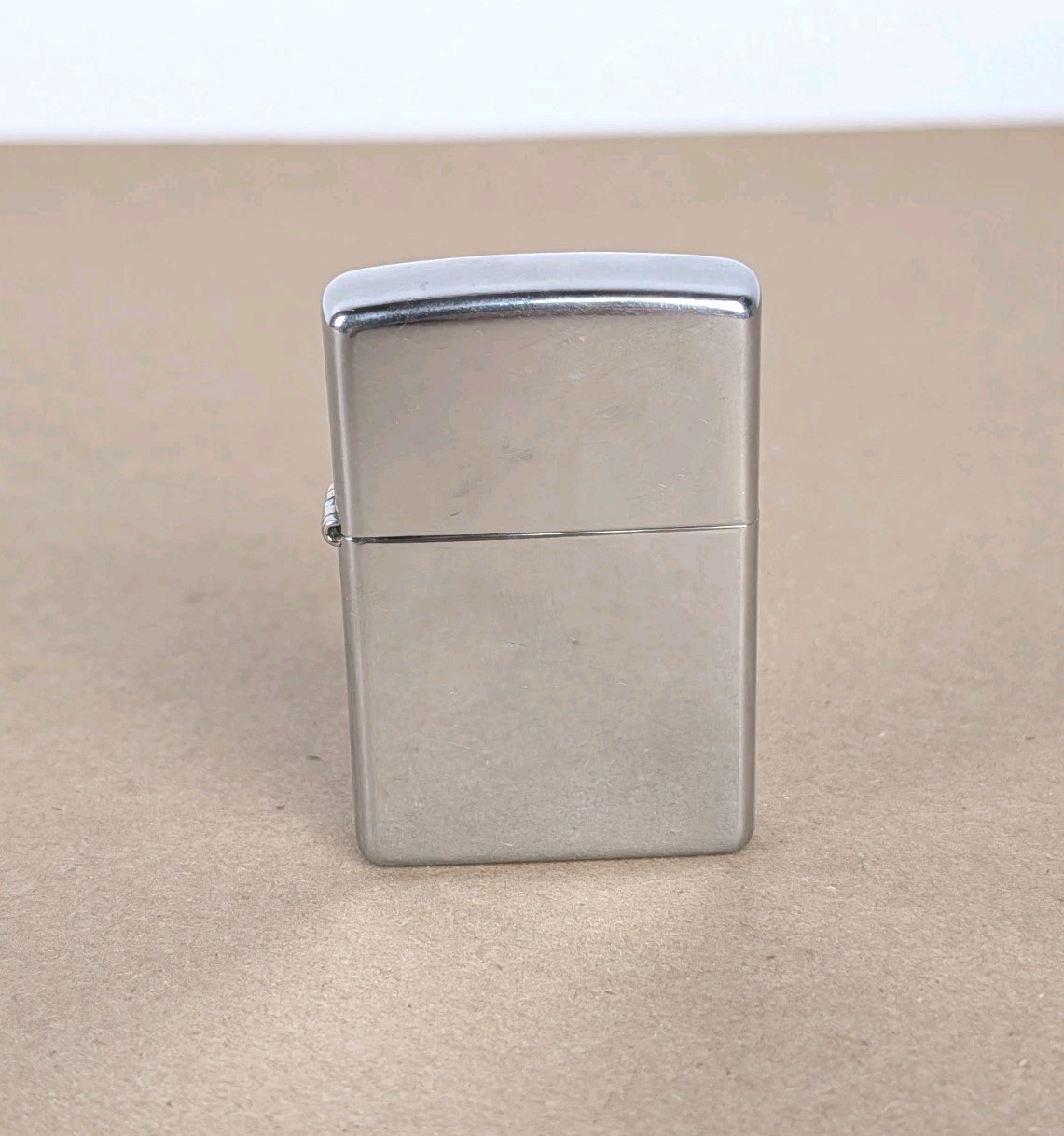 Vintage 1998 Zippo Stainless Steel Lighter New Flint & Wick WORKS USA