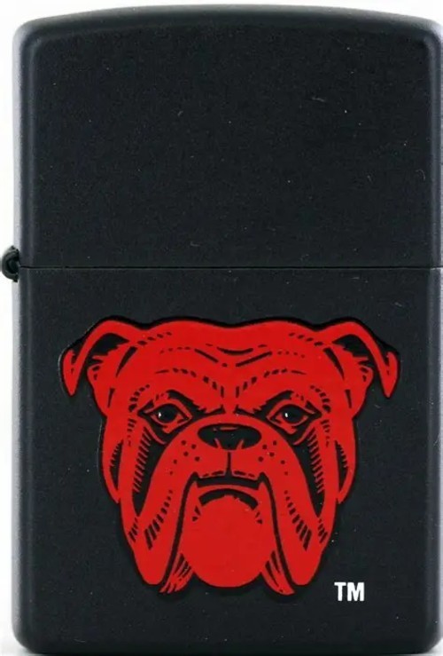 Retired 1994 Black Red Dog Beer Zippo Lighter W/ Butane Torch Insert