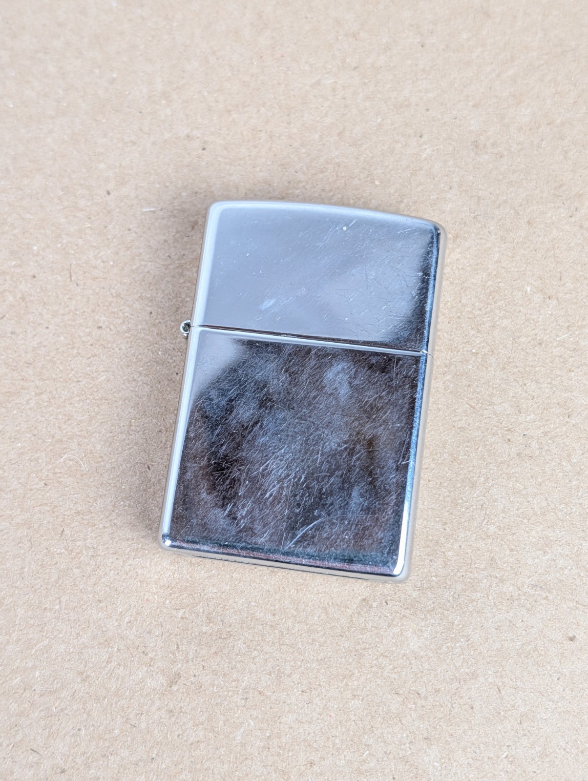Vintage 1998 Zippo Stainless Steel Lighter New Flint & Wick WORKS USA