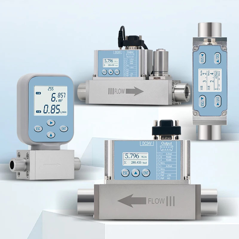 Digital Thermal Mass Flow Meter for Gas – High Accuracy Measurement for LPG, CH4