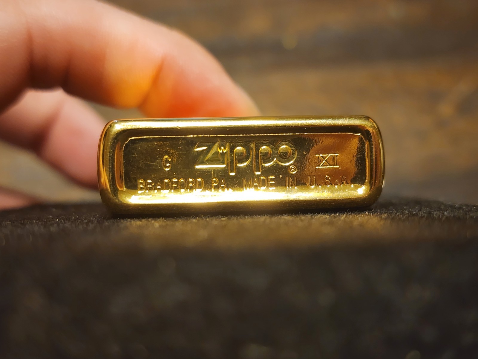 Zippo Camel WESTERN CAMEL 22 kt Gold-Plated 2-Sided Lighter 1995 Unfired Sticker