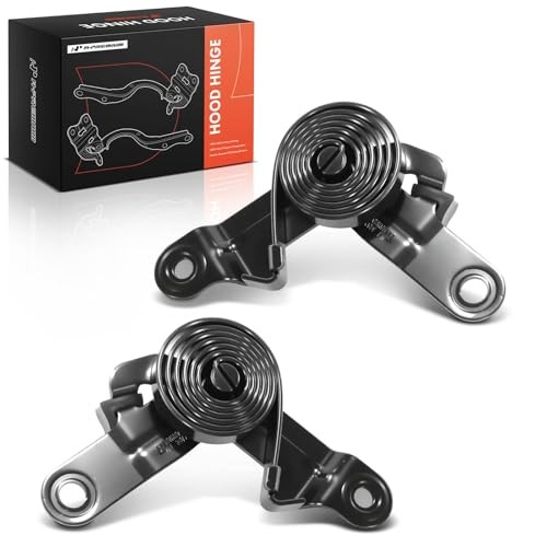 Set of 2 Front Driver and Passenger Hood Hinges | Compatible with Chevrolet
