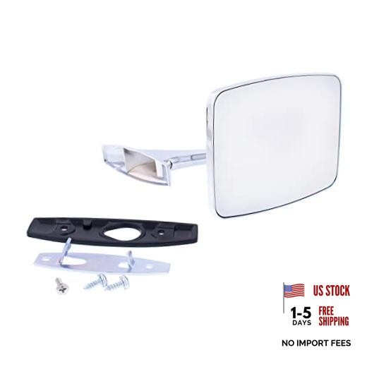 C738710 Left-Hand Side Exterior Side Mirror for Chevy/GMC Trucks, Die-Cast &