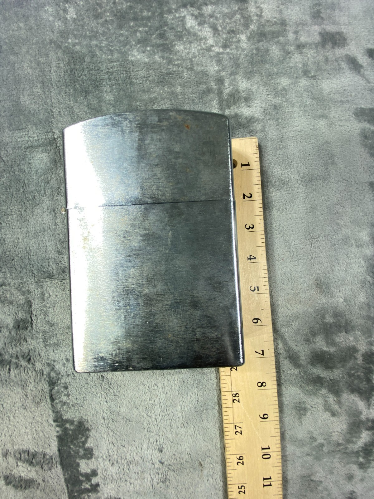 Vintage Giant 7” Novelty Lighter Japan Oversize Large Table Mancave Decor Sliver