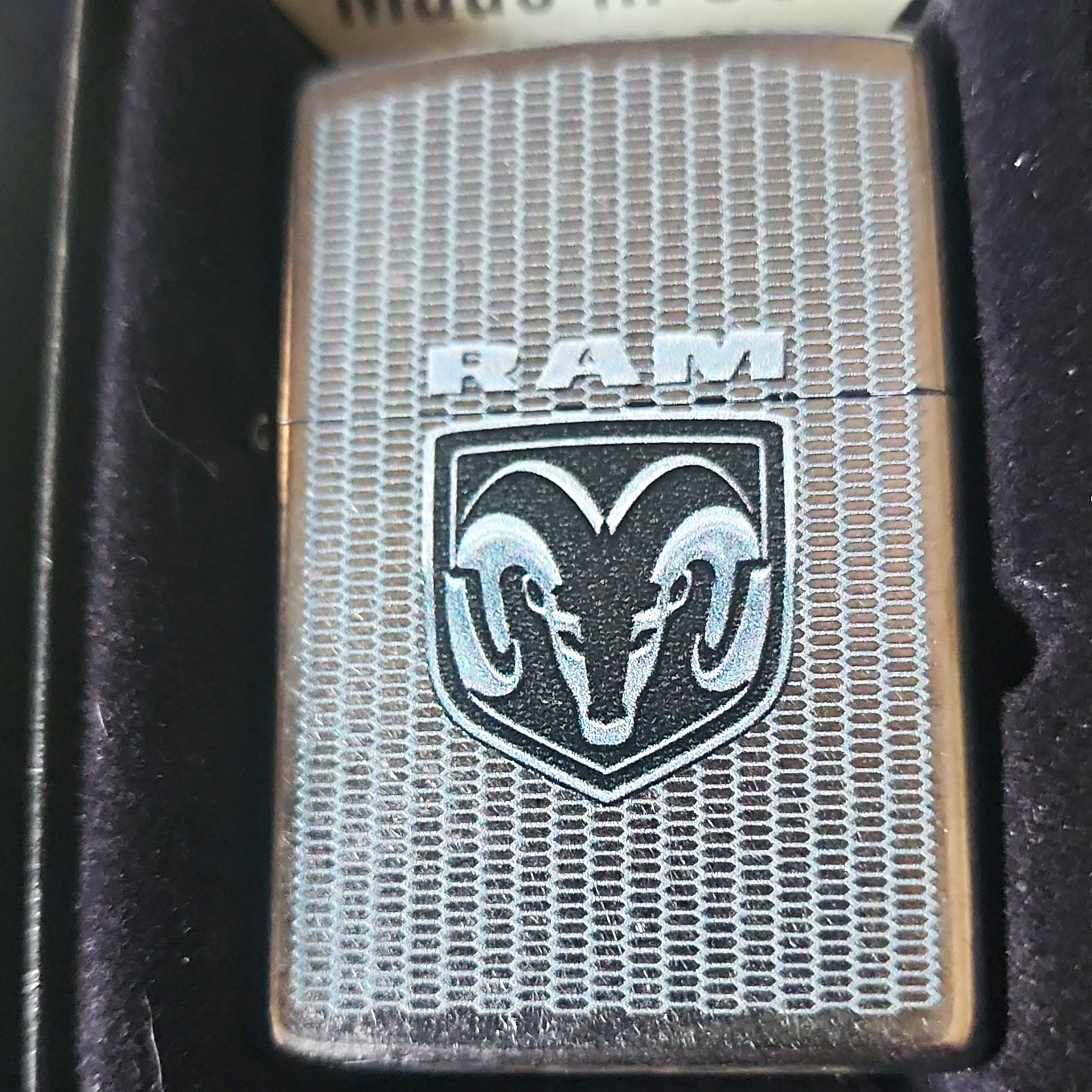 Zippo RAM Trucks Logo Lighter, Made in USA, Automobiles Theme