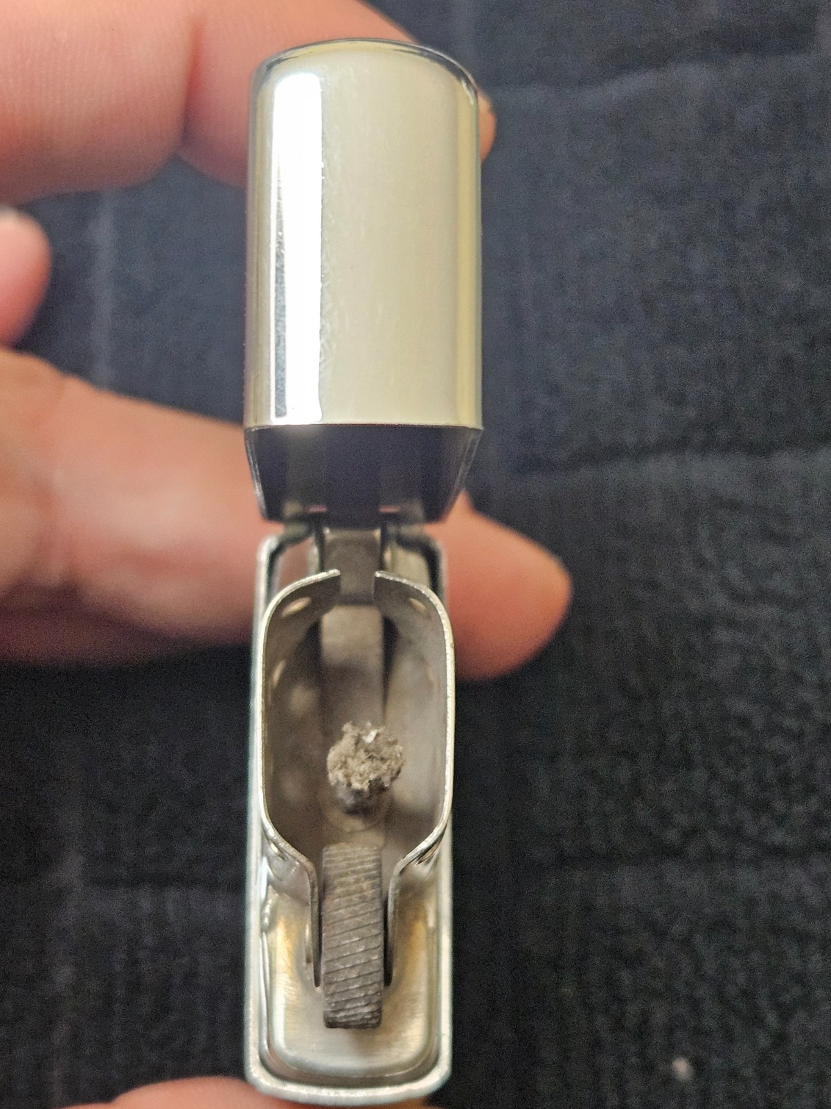 Vintage Plainfield National Bank Zippo – 1963 – brushed chrome – USED