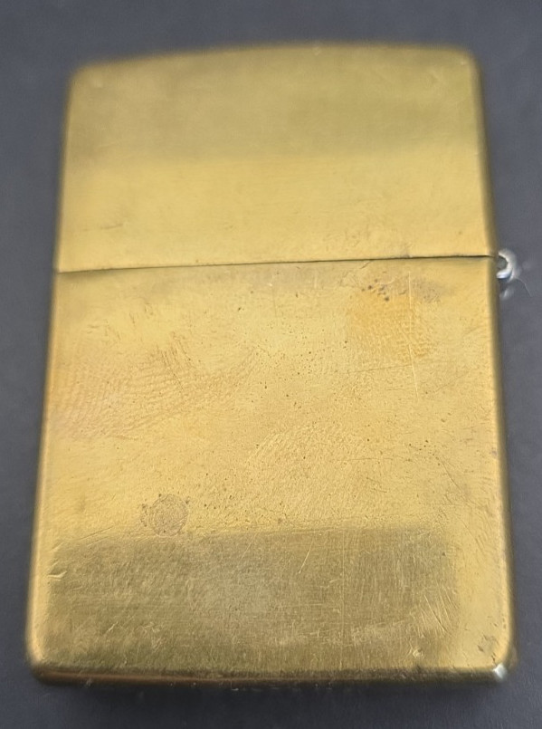 Vintage Zippo Solid Brass Lighter 1990’s Bradford PA Pocket Oct 94
