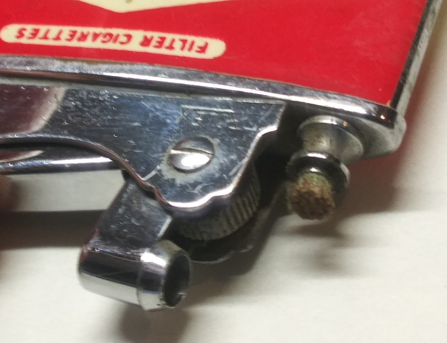 Vintage Rolex Japan Super Automatic Deluxe Marlboro Cigarette Lighter Red Roof