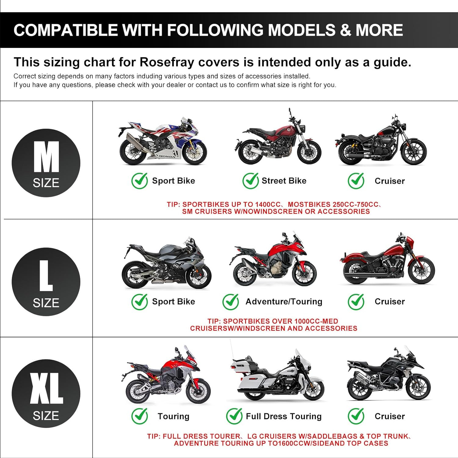 420D Motorcycle Half Cover-Outdoor Waterproof All Weather Protection Lightweight