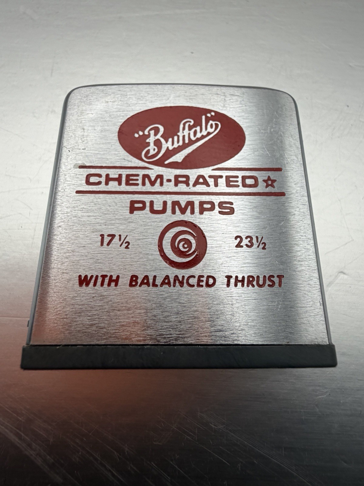 Vintage Buffalo Chem Rated Pumps Advertising Chrome Zippo Rule Tape Measure New