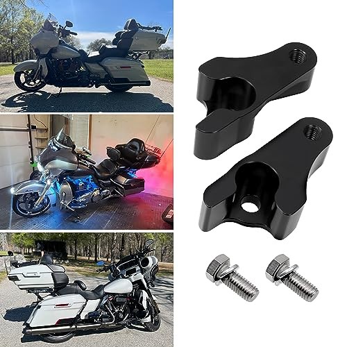 2 Inch Lowering Blocks Kit Rear Slam Lowering Blocks Compatible with Harley