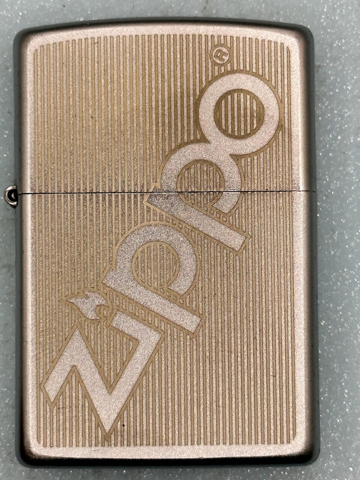 2024 Zippo Logo Engraved Chrome Zippo Lighter NEW 29701