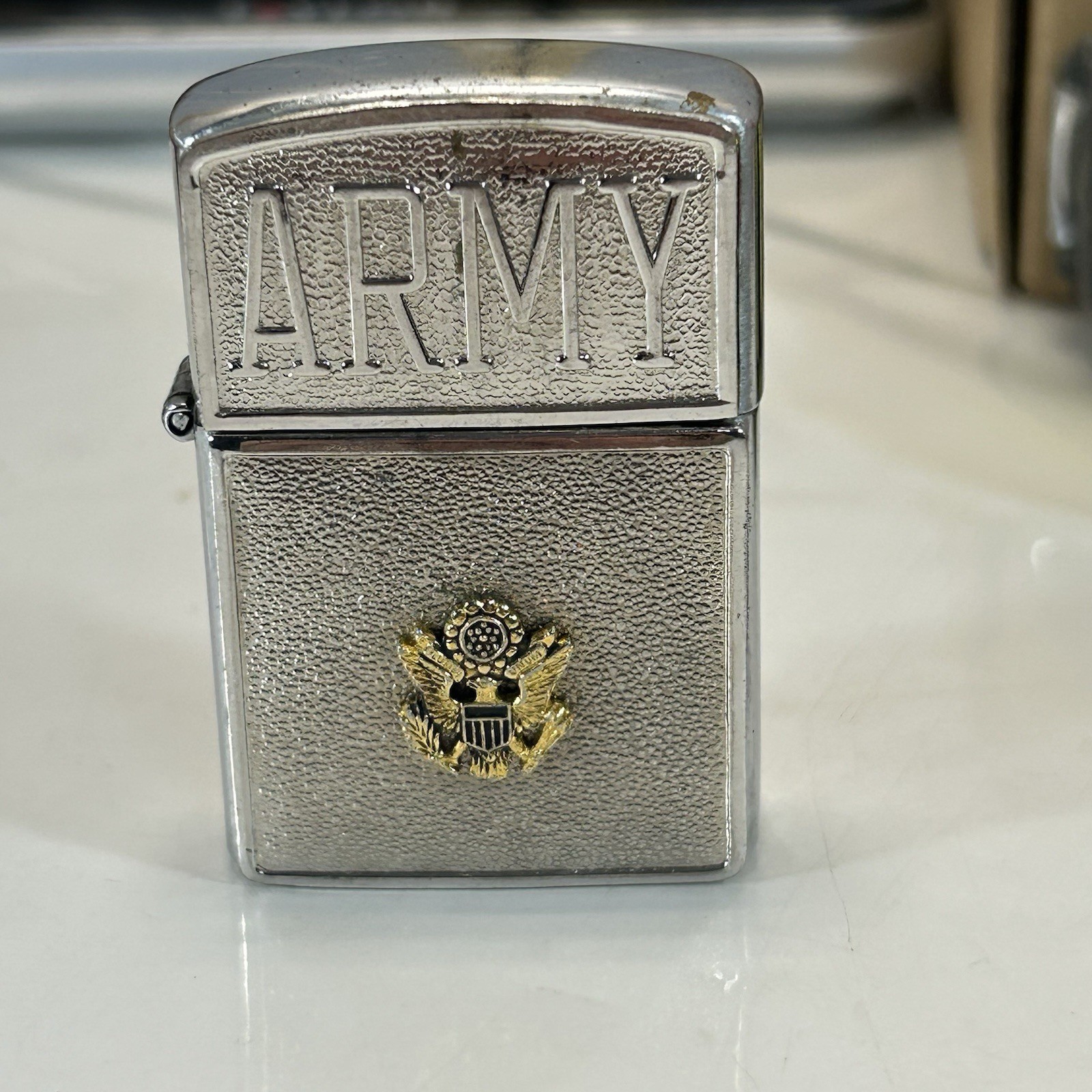 Vintage U.S.Army Lighter. USA Seal 1960’s Works Great. Rarely Used.