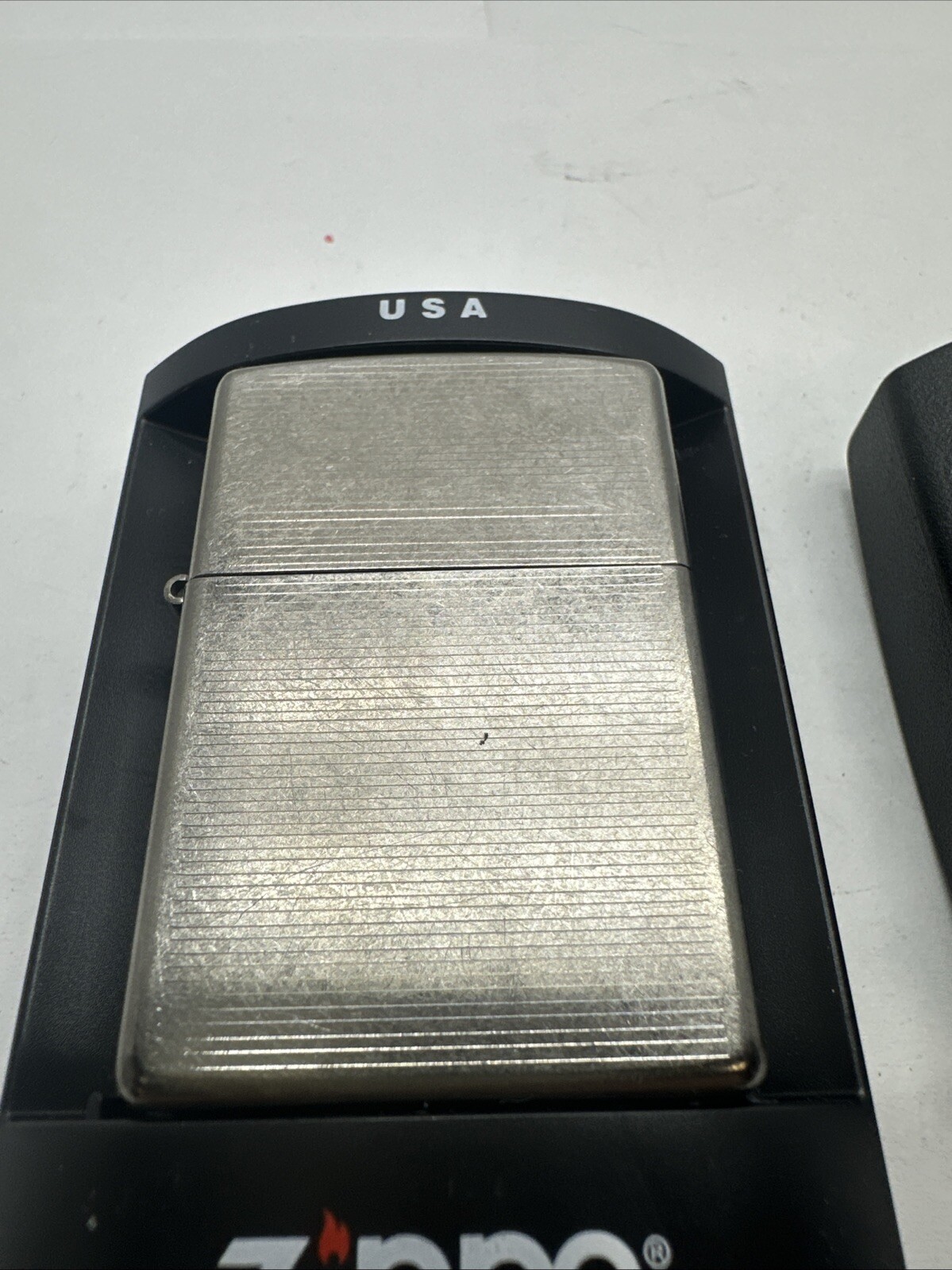 Jan 2006 Zippo Lighter in Plastic Case Unfired.