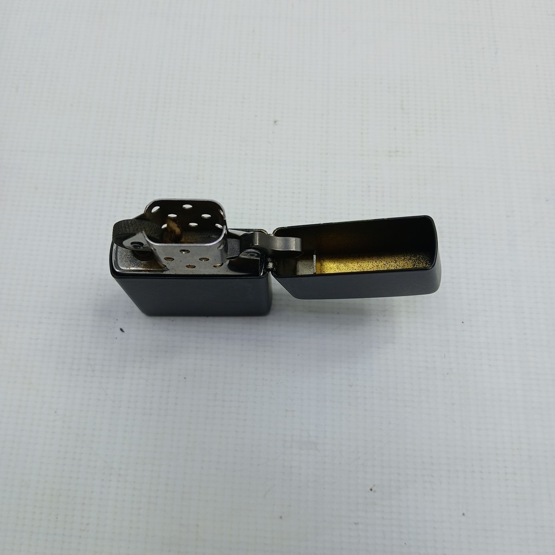 Zippo Hazardous Biohazard Lighter Black Matte 24330 Feb 2012 EUC