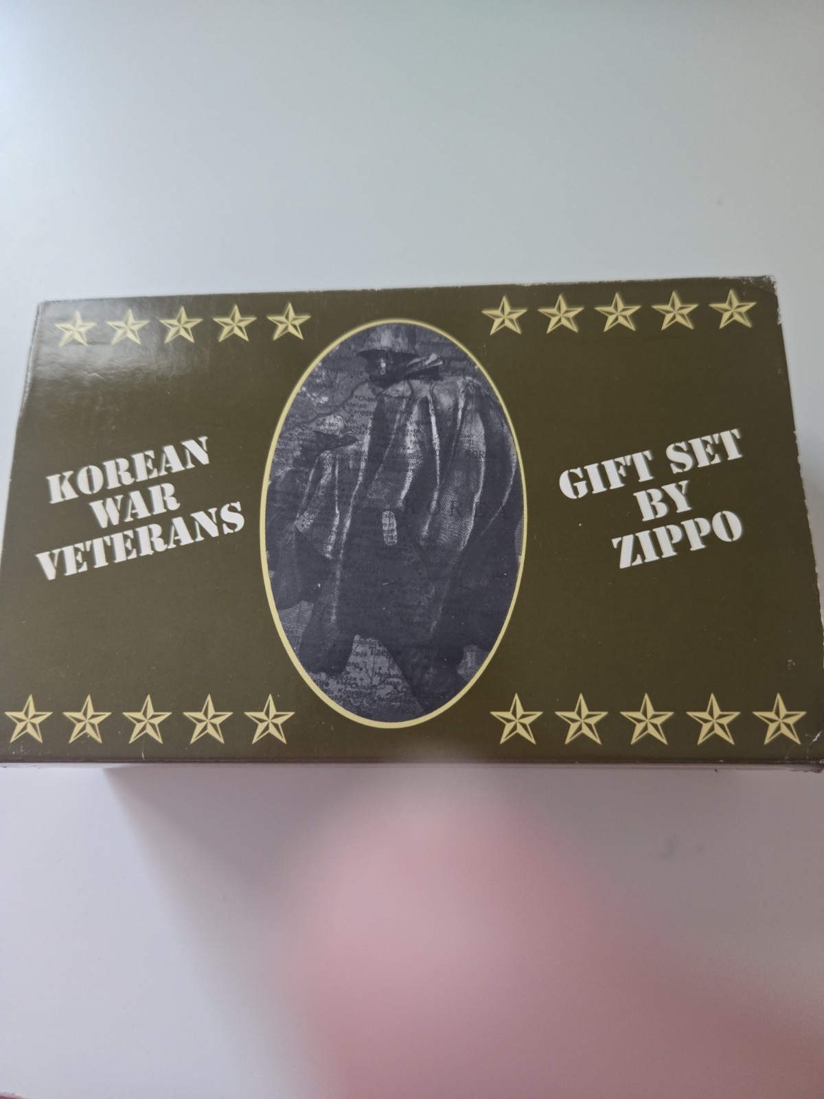 Zippo 1996 Korean War 2- Pack, Gift Set- NIB/W Sleeve Brass