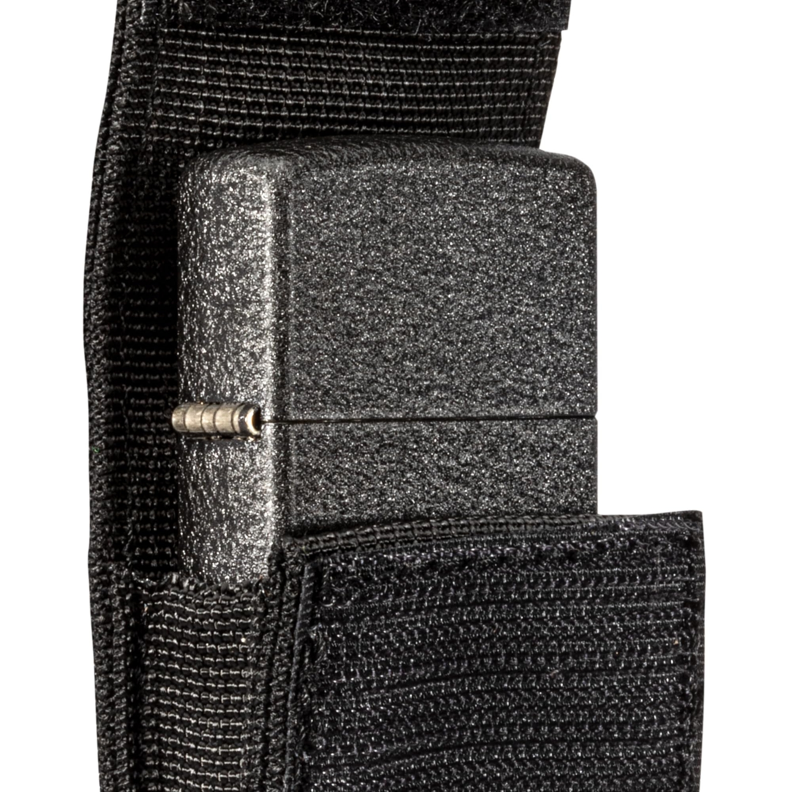 Black Tactical Utility Holster Pouch for Zippo Lighter Made in USA Durable Nylon