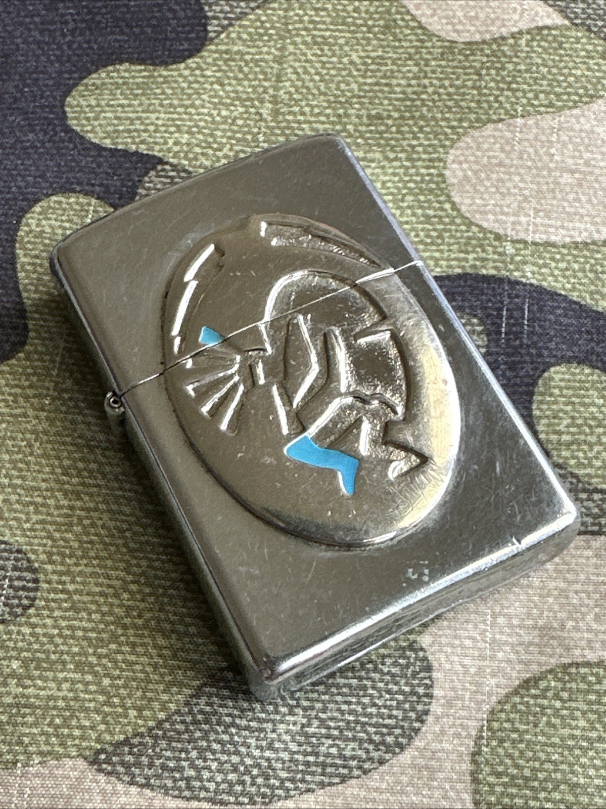 2000 Vintage Zippo Lighter – Kokopelli Dancer – Painted Desert Collection