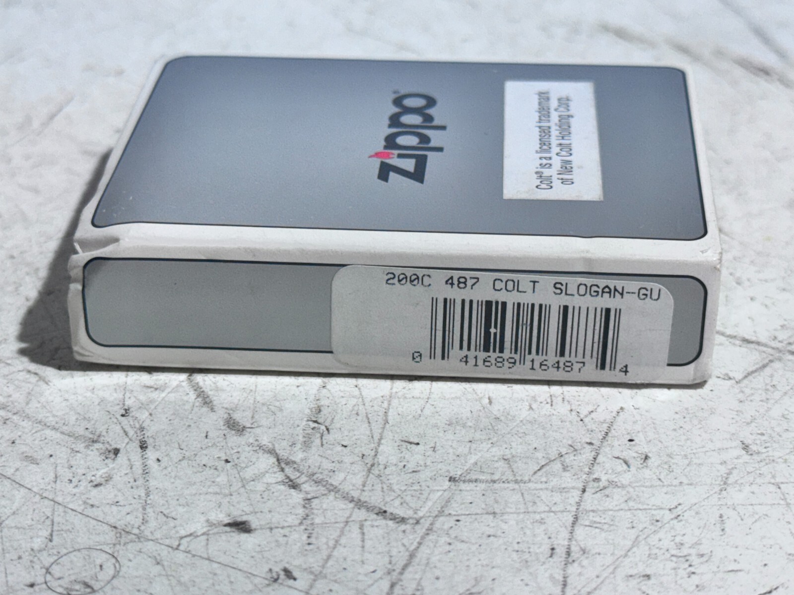 Zippo 487 Sam Colt Gun Slogan Lighter – New Unfired