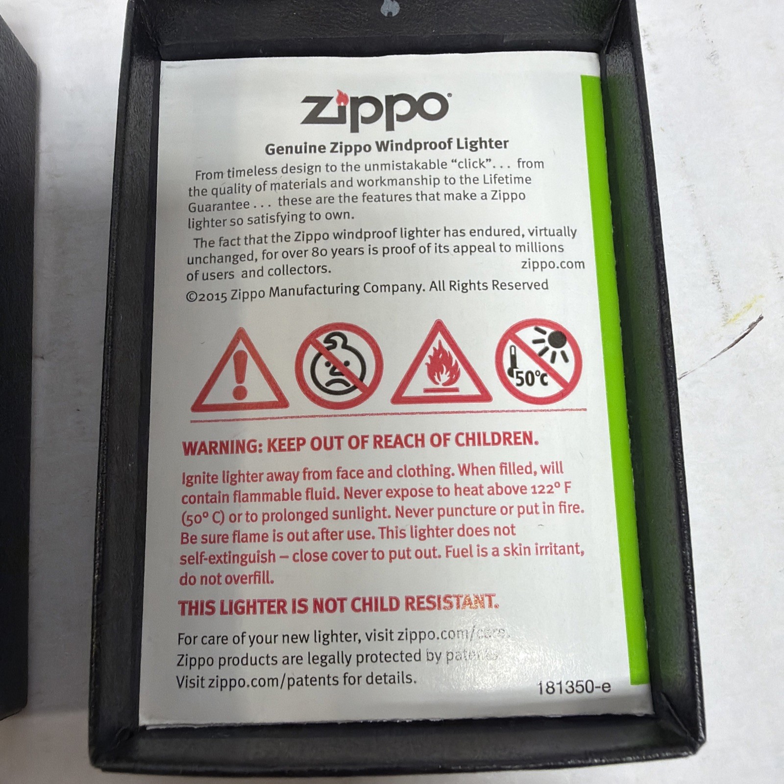 Zippo Lighter MLB Chicago White Sox Made In U.S.A. Sparks New in Box – Clean