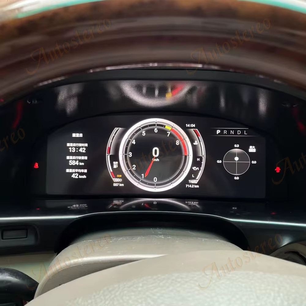 Digital Cluster Virtual Cockpit Screen For Toyota Land Cruiser LC100 Lexus LX470