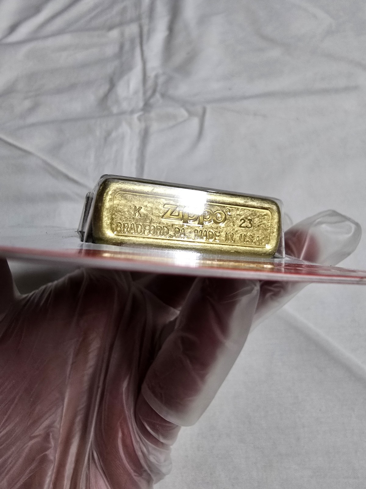 Zippo 2023 Street Brass Lighter. NEW SEALED UNUSED. RARE