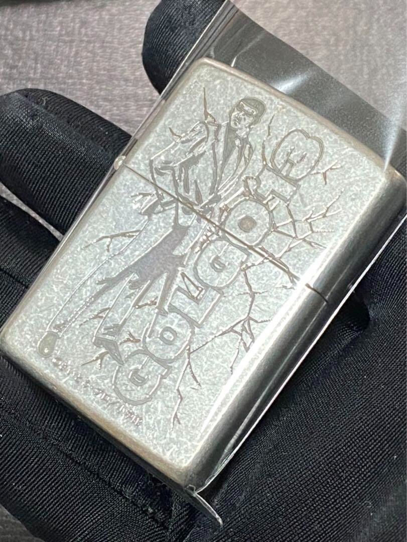 Zippo Lighter Golgo 13 Silver Dust Limited Edition Made in 1997