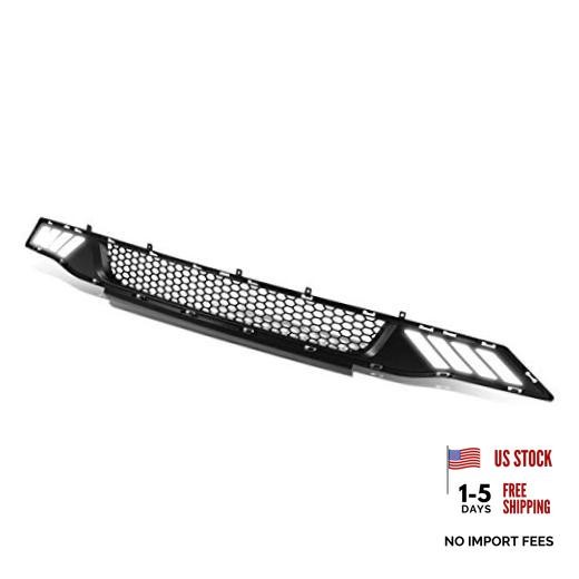 Honeycomb Mesh Front Bumper Lower Grille w/LED DRL Bar Compatible Mesh LED