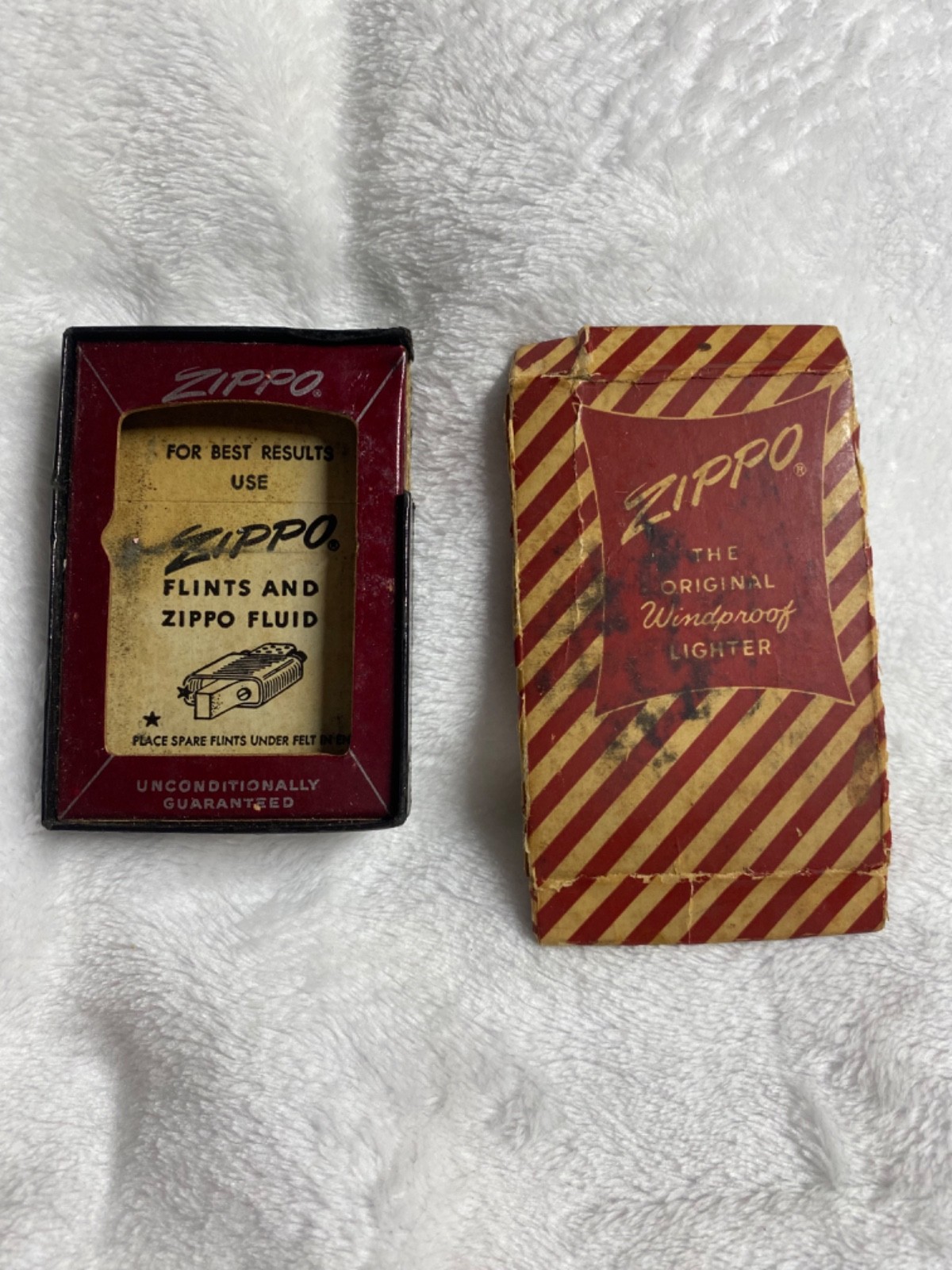 MINT UNFIRED 1958 Zippo Lighter Youtz-Slick Lift Slab SanAntonio Texas w/box